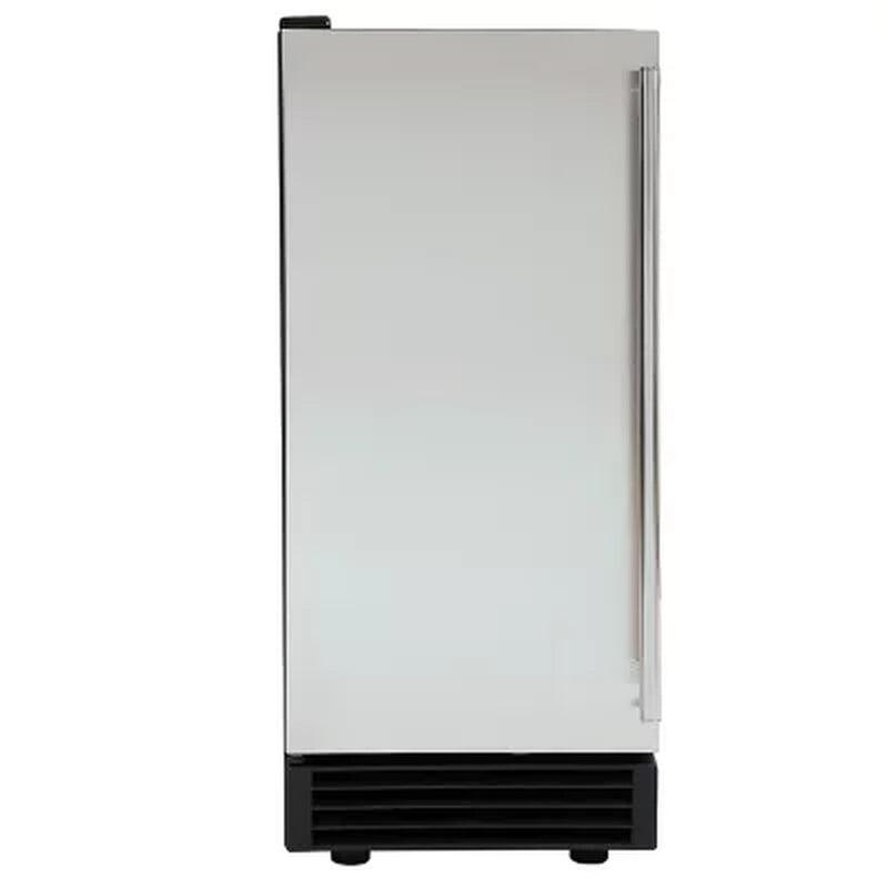 Maxx Ice Freestanding Icemaker, Stainless Steel and Black (60 Lbs.)