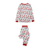 Baozhu Family Matching Sets Christmas Pajamas Dad Mom Kids Baby Xmas Snowman and Santa Claus Print Long Sleeve Home Wear