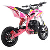 X-Pro Brand New Zephyr 4 Stroke 40Cc Gas Pit Dirt Bike, Mini Bike for Kids, Pull Start 10" Wheels