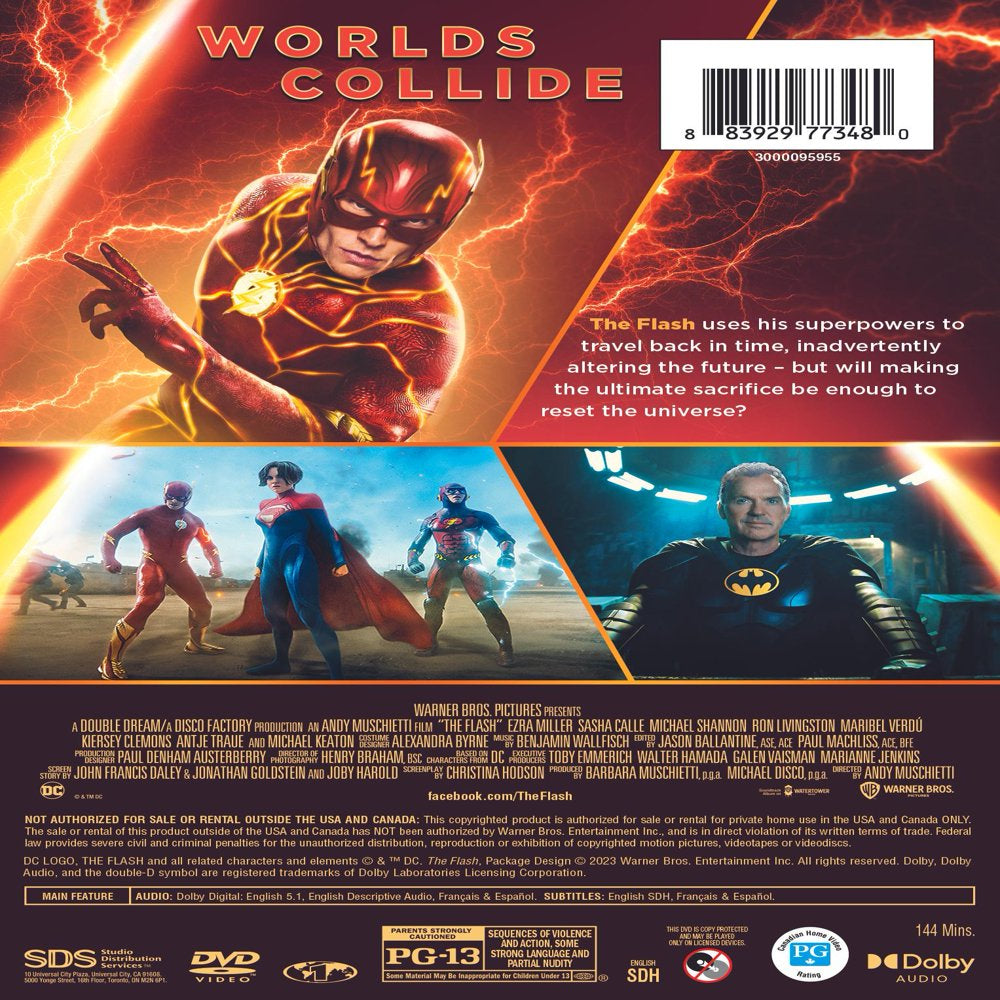 The Flash (2023) (DVD)