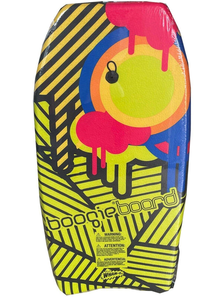 Boogie Body Board Sun Graff Size 37 in Pro Shape with Wrist Basic Leash Bodyboar