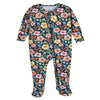 Gerber Unisex Baby Toddler Buttery Soft Footed Pajama 2-Way Zipper with Viscose Made from Eucalyptus, Sizes 0/3M - 4T