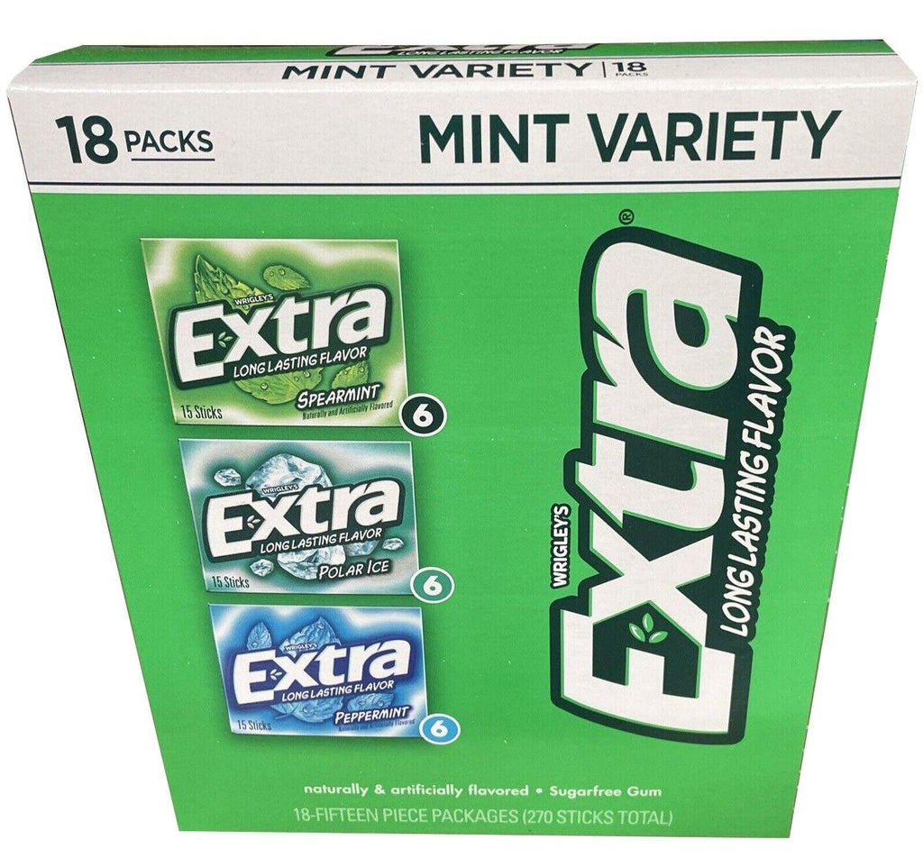 Wrigley’S Extra Long Lasting Flavor Sugar Free Gum