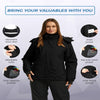 Wantdo Women'S Waterproof Hooded Warm Snowboard Jacket Winter Snow Coat Black S