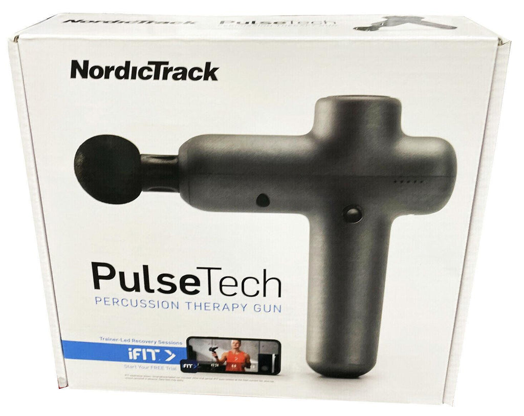 Nordictrack Pulsetech Percussion Therapy Gun with 6 Massage Heads