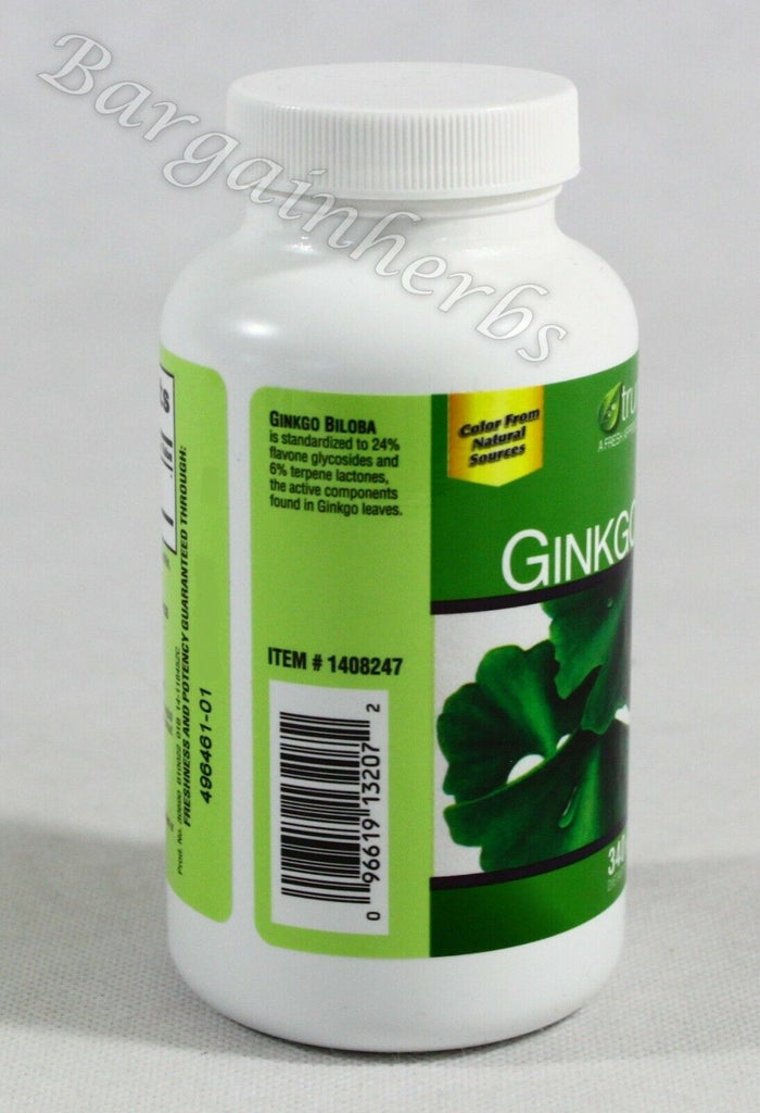 Trunature Ginkgo Biloba 120Mg 340 Softgels Free Shipping 01/2026