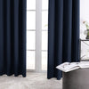 Deconovo Blackout Curtains Rod Pocket Room Darkening Curtain Panels, Set of 2, Multiple Sizes & Colors Available