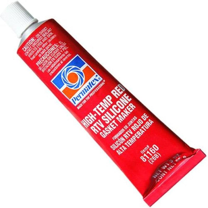 Permatex 81160 #26 HIGH-TEMP RTV SILICONE GASKET MAKER 3 OZ