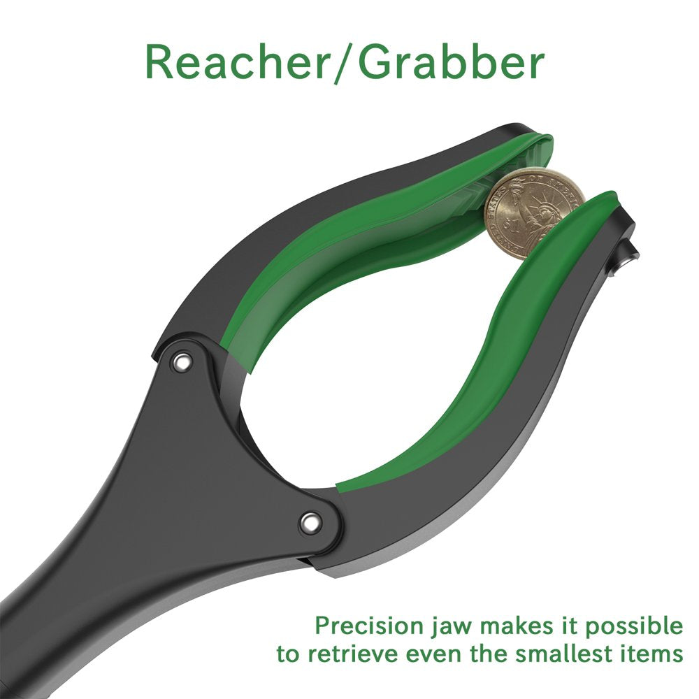 Reacher Grabber Tool, ORFELD Lightweight Handy Trash Claw Grabber Reaching Assist Pick up Tool Green