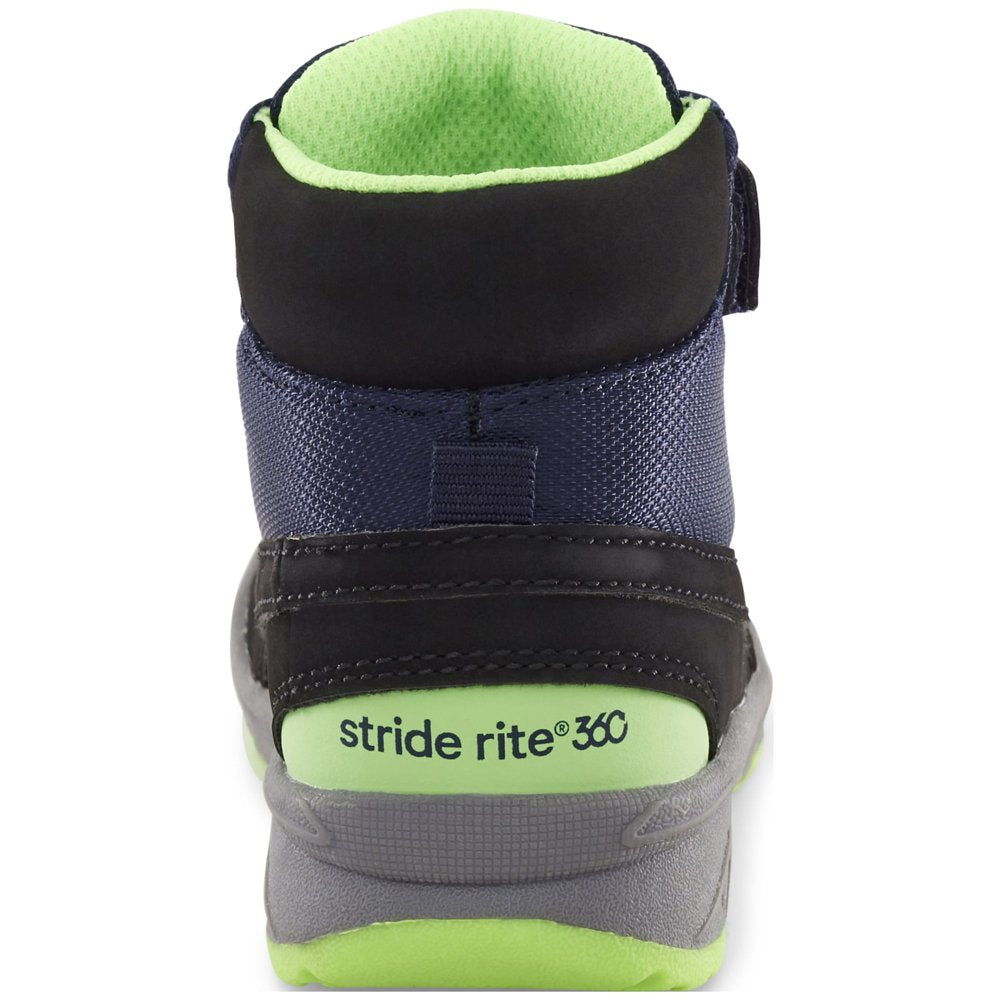 Stride Rite 360 Nebraska 2.0 Kid'S Machine Washable Adjustable Width Easy On/Off Boot, Sizes 5-13