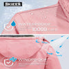 Skieer Women'S Waterproof Ski Jacket Windproof Rain Jacket Winter Warm Hooded Coat Pink X-Large