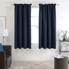 Deconovo Blackout Curtains Rod Pocket Room Darkening Curtain Panels, Set of 2, Multiple Sizes & Colors Available