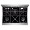 NXR 36 In. Professional Style 5.5 Cu. Ft. Freestanding Gas Range