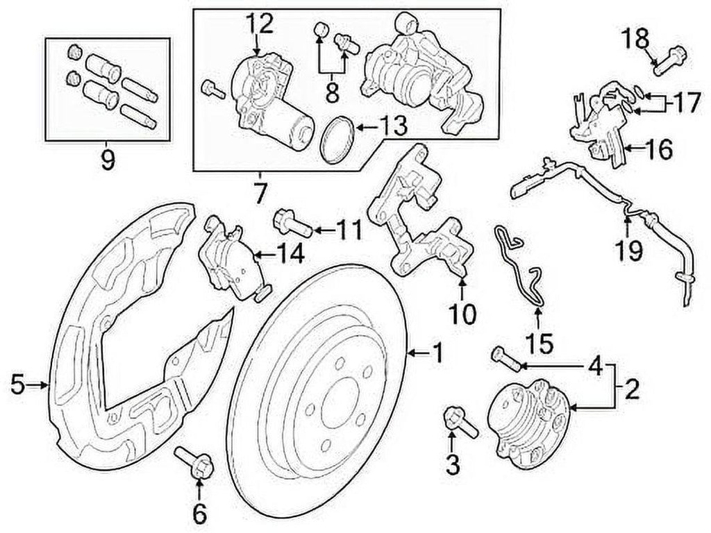 Motorcraft Disc Brake Pad Set BRF-1474