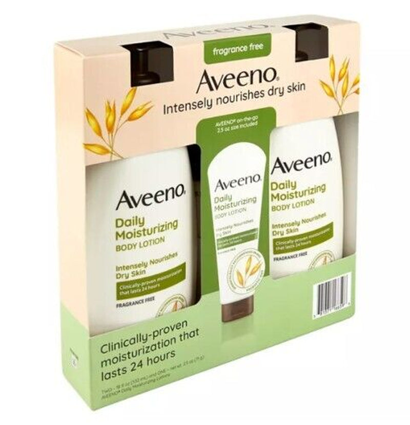 Aveeno Daily Moisturizing Lotion (18 Fl. Oz., 2 Pk. with 2.5 Oz. Tube)