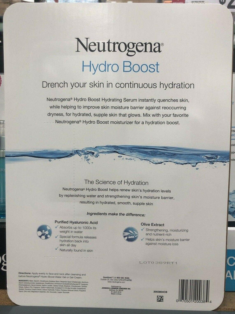 Neutrogena Hydro Boost Hydrating Serum (1 Fl. Oz., 2 Pk.)