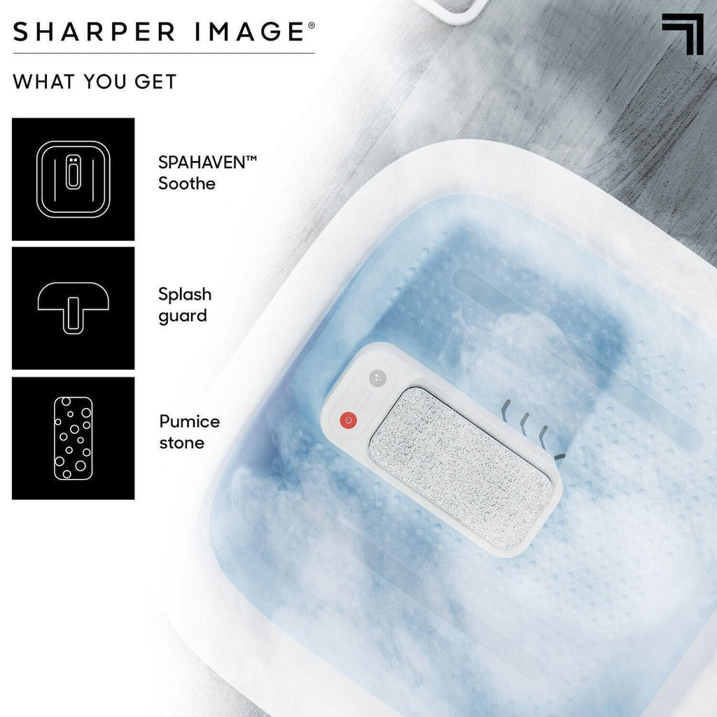 Sharper Image Spahaven Sooth Foot Bath with Heated Massage. |100 - Free Shipping