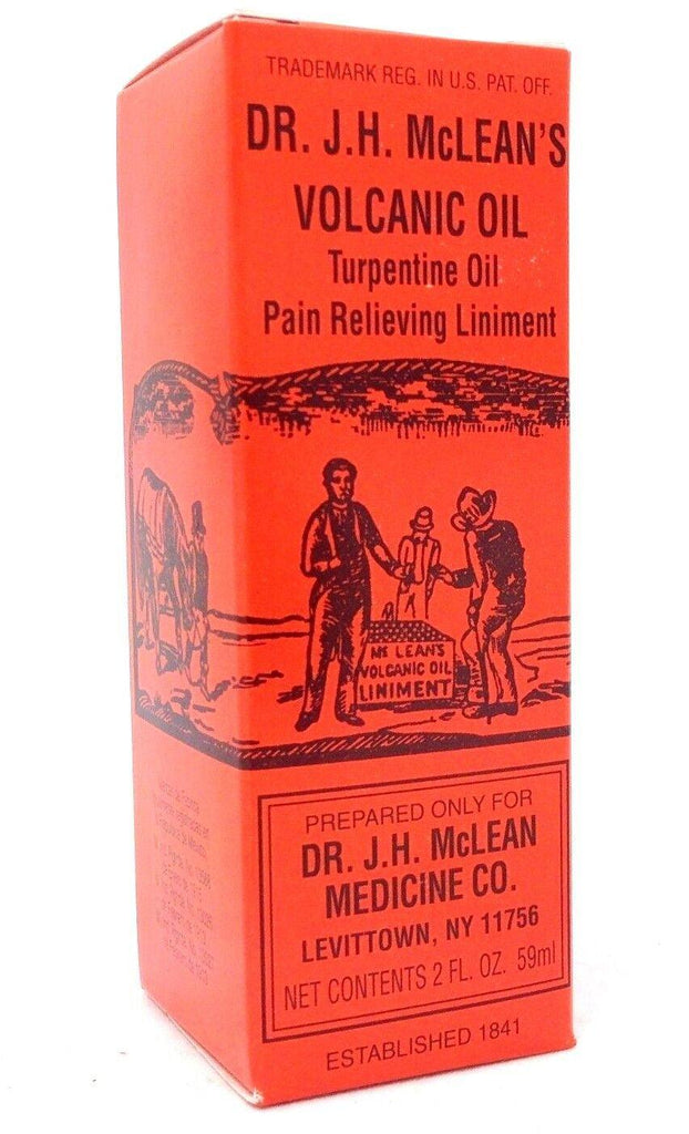 DR JH MCLEAN VOLCANIC OIL PAIN RELIEVING Abexine Aceite Volcanico 2Oz