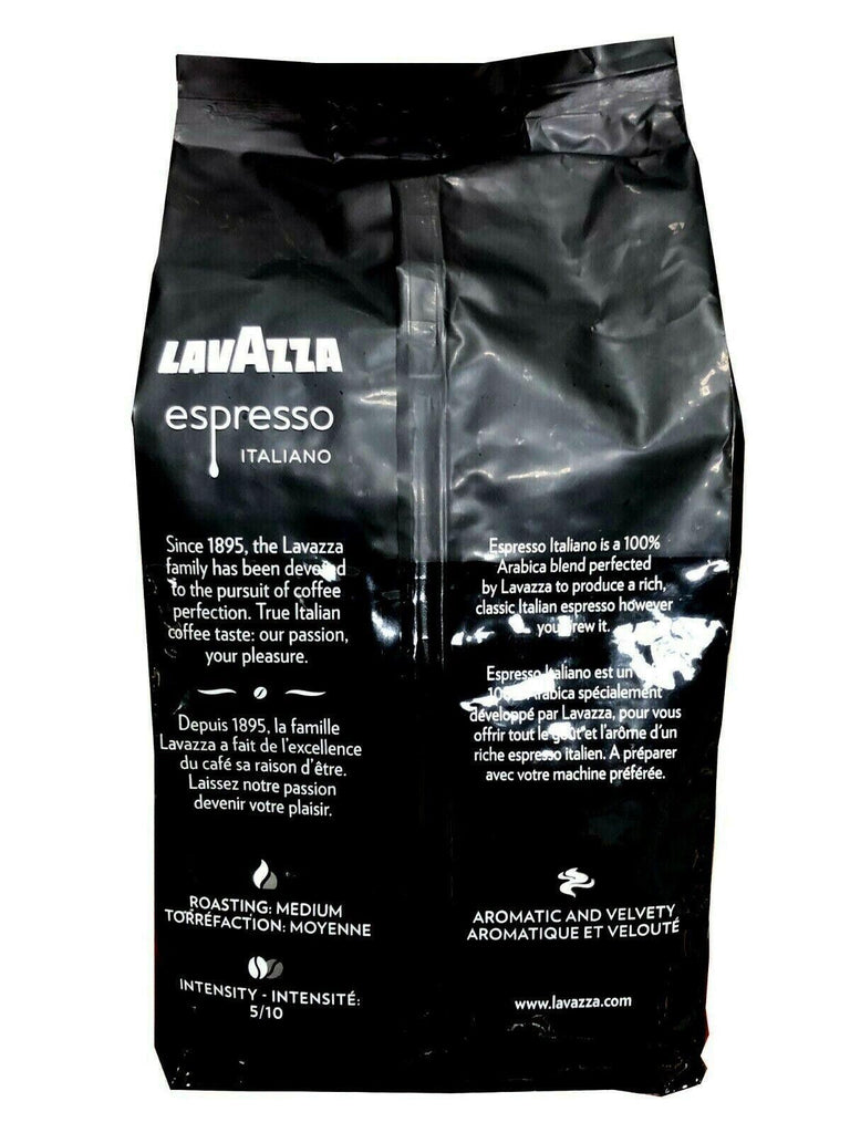 2 Packs Lavazza Caffe Whole Bean Organic Coffee Cafe Grains Entiers 35.2 Oz