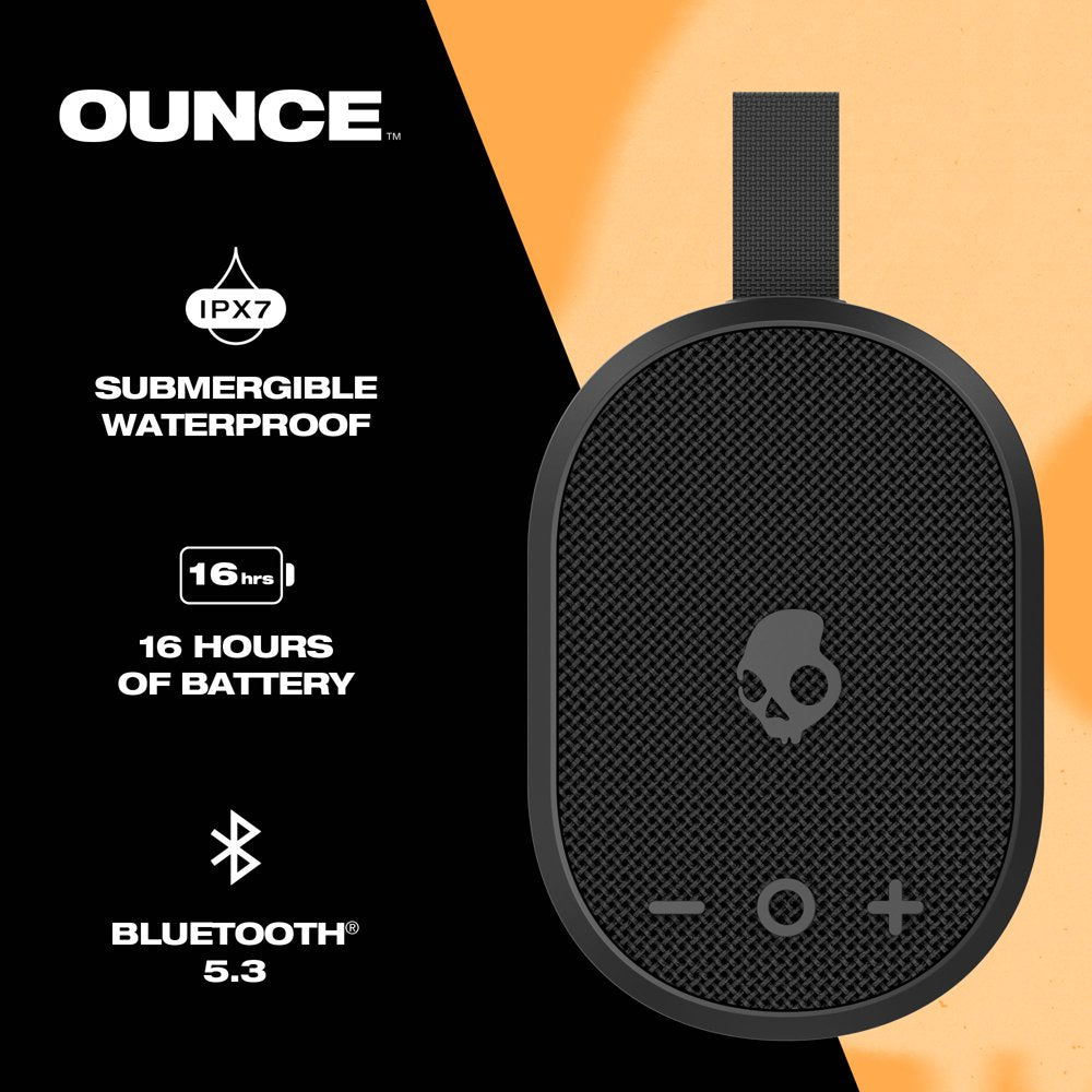 Skullcandy Ounce XT Small Portable Wireless Speaker, Black