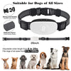 BEBANG Bark Collar for Dogs, 3 Modes Beep Vibrate Shock, Dog Shock Collar for Small Medium Large Dogs, Bark Collar for Dogs in Humane Effective Training Methods (White)