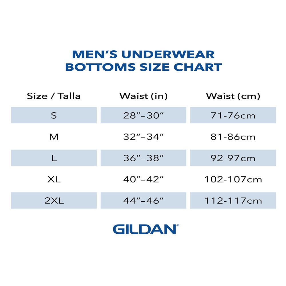 Gildan Adult Mens Boxer Briefs with Waistband, 10-Pack, Sizes S-2XL, 6" Inseam