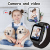 PTHTECHUS 1.54" Smart Watch for Boys Girls Smartwatch for Kids with Dual Camera Games Video MP3 Children Touch Screen Black