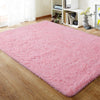 Lochas Soft Shag Carpet Fluffy Rug for Living Room Bedroom Big Area Rugs Floor Mat, 4'X6',Pink