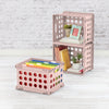 Sterilite File Crate Plastic, Blush Pink