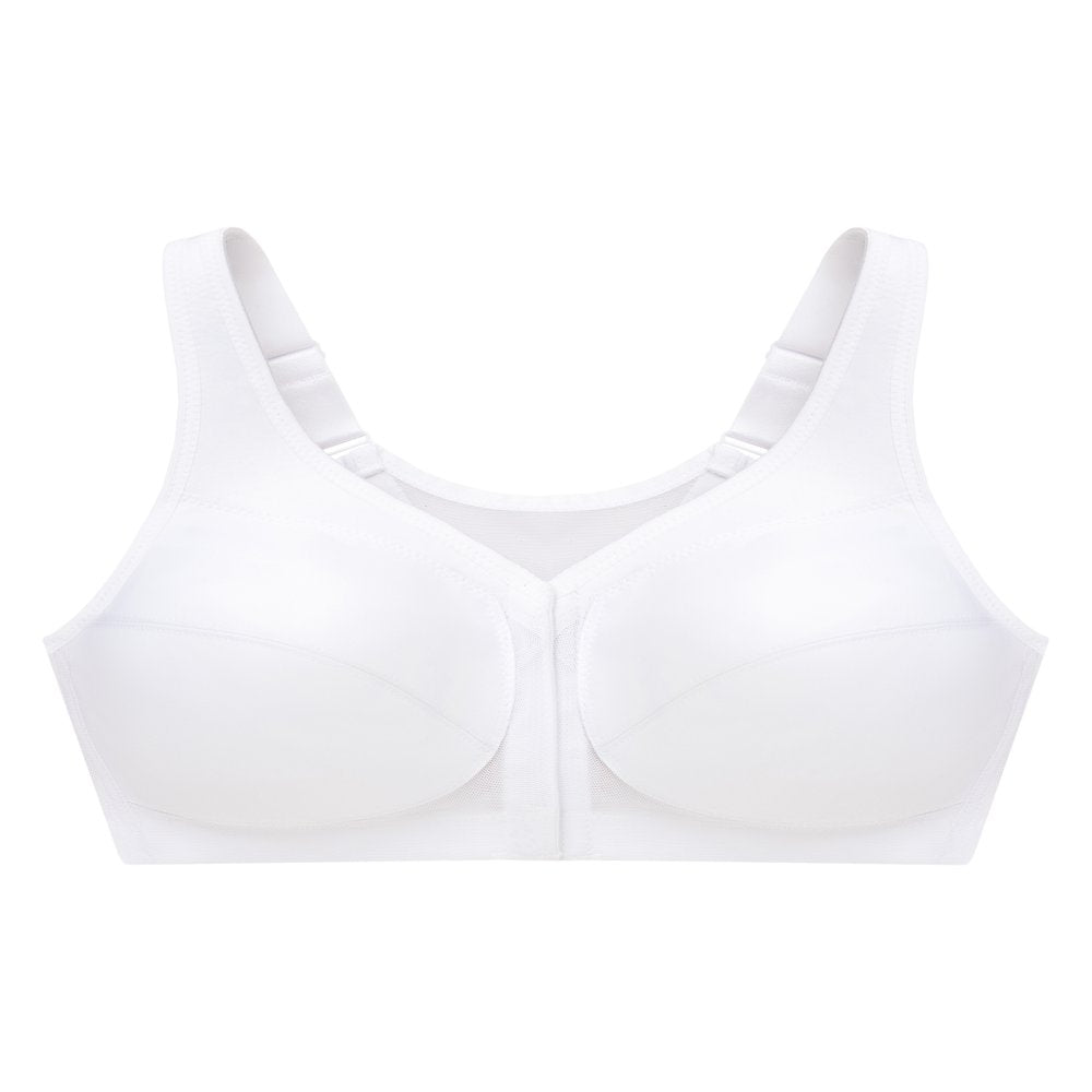 Glamorise Full Figure plus Size Magiclift Front-Closure Posture Back Bra Wirefree #1265