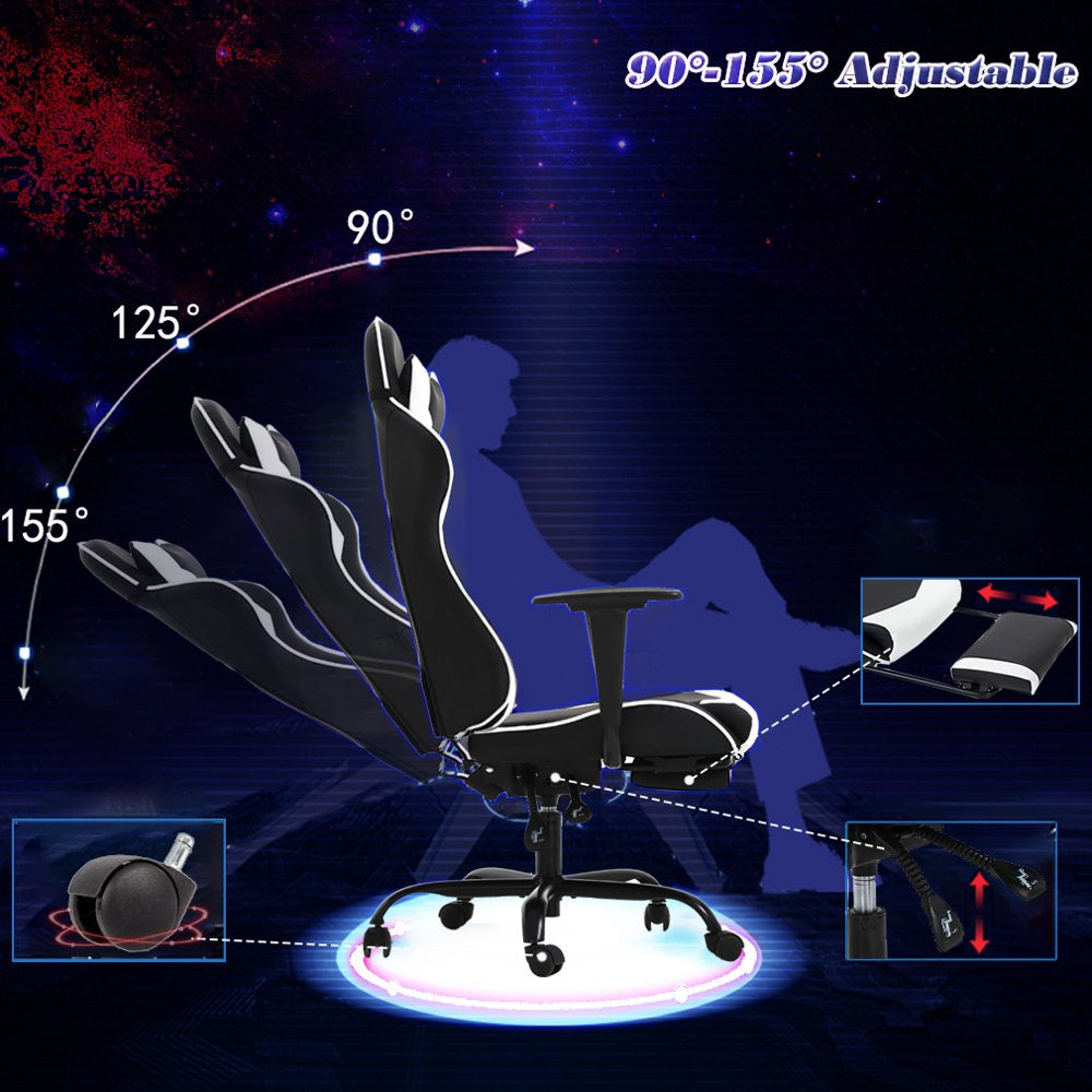 Gaming Chair Racing Style High-Back Office Chair Ergonomic Swivel Chair