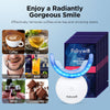 Fairywill Teeth Whitening Kit with LED Light , 28 White Strips for Sensitive Teeth with Rechargeable Teeth Whitener Case