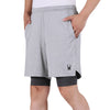 Active Men’S Tech Knit Short - Gray - Small - Free Shipping