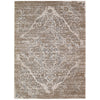 Luxe Weavers Victoria 4620 Distressed Floral Area Rug Carpet, Beige / Size 5X7