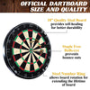 Barrington Billiards 90" Ball and Claw Leg Pool Table with Cue Rack, Dartboard Set, Tan, New