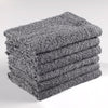 Mainstays Soft & Plush Adult 6-Piece Washcloth Set, Gray