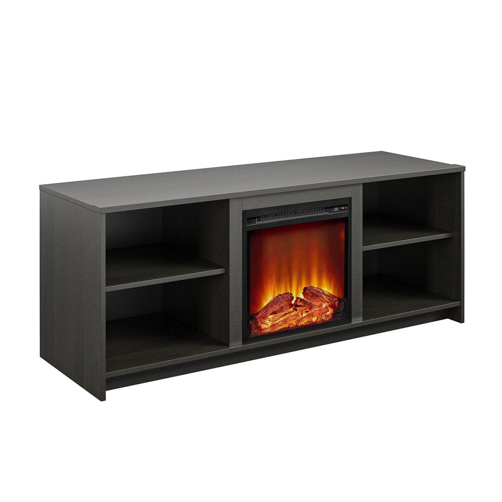 Mainstays Fireplace TV Stand for Tvs up to 65", Espresso