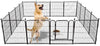 Pawgiant Dog Playpen, Heavy Duty Metal Dog Exercise Playpen Fence for Indoor & Outdoor, 16 Panels & 32'' Height