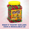 M&M'S Holiday Peanut Milk Chocolate Christmas Candy Resealable Jar (62 Oz.)