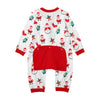 Baozhu Family Matching Sets Christmas Pajamas Dad Mom Kids Baby Xmas Snowman and Santa Claus Print Long Sleeve Home Wear