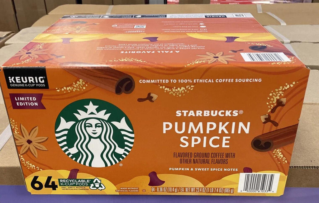 Starbucks Limited Edition 2023 Coffee K-Cups Pumpkin Spice (64 Ct) Exp 02/2024