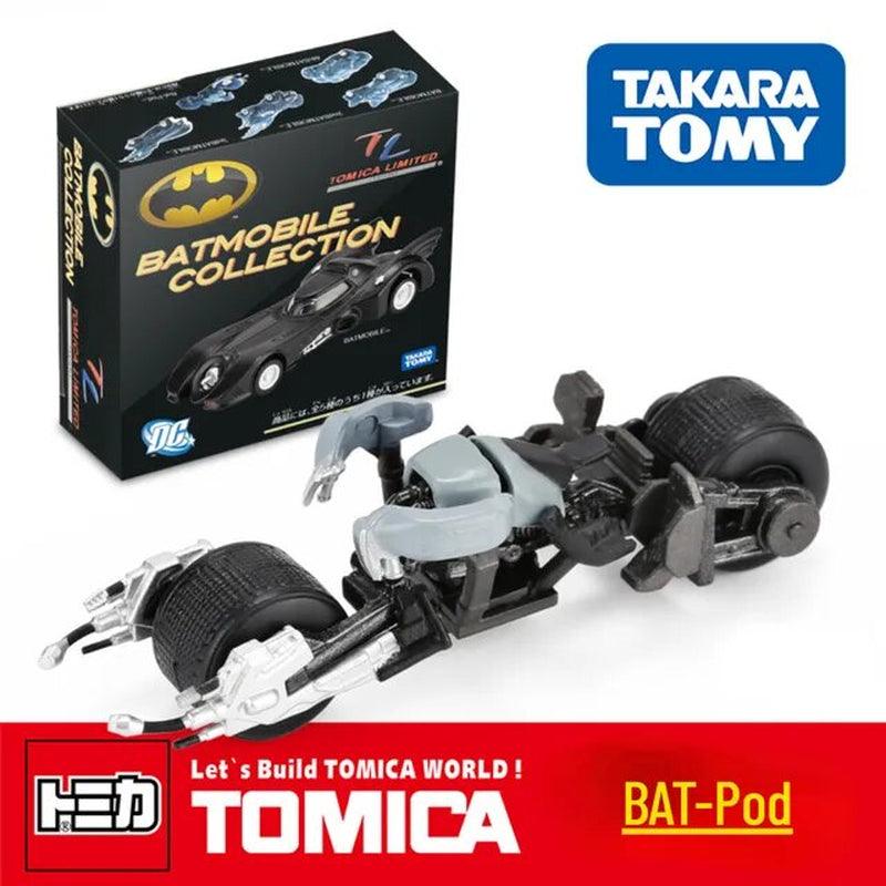 Tomica Batman Batmobile 1234 Bat-Pod Scale Car Model Bike Replica Christmas Kid Halloween Gift Toy for Baby Boy Girl