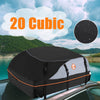 Car Roof Bag 100% Waterproof Rooftop Cargo Carrier, 21 Cu Car Luggage Storage Bag, Car Top Carrier Bag Black, Orange