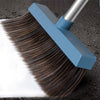 BIMZUC Upgrade 51.2'' Broom and Dustpan Set,Self-Cleaning with Dustpan Teeth