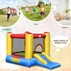 Costway Inflatable Bouncer Kids Bounce House Jumping Castle Slide W/ 480W Blower