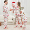 Baozhu Family Matching Sets Christmas Pajamas Dad Mom Kids Baby Xmas Snowman and Santa Claus Print Long Sleeve Home Wear