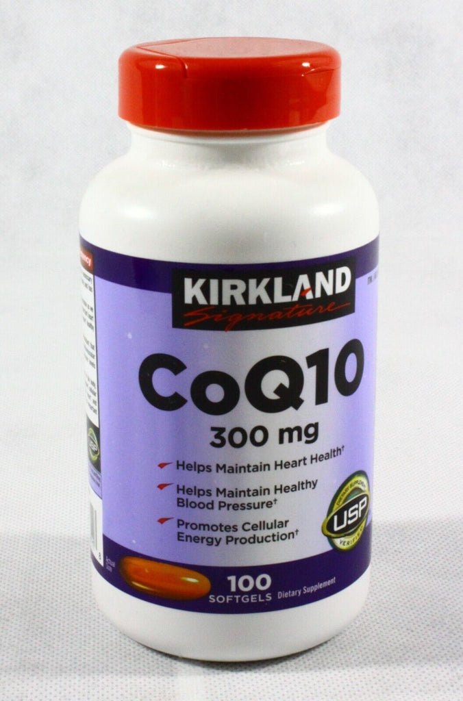 Kirkland Signature Coq10 300 Mg 100 Softgels Heart Health Exp: 10/2024