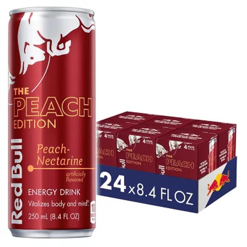 Red Bull Energy Drink, Peach Edition (8.4 Fl. Oz., 24 Pk.)