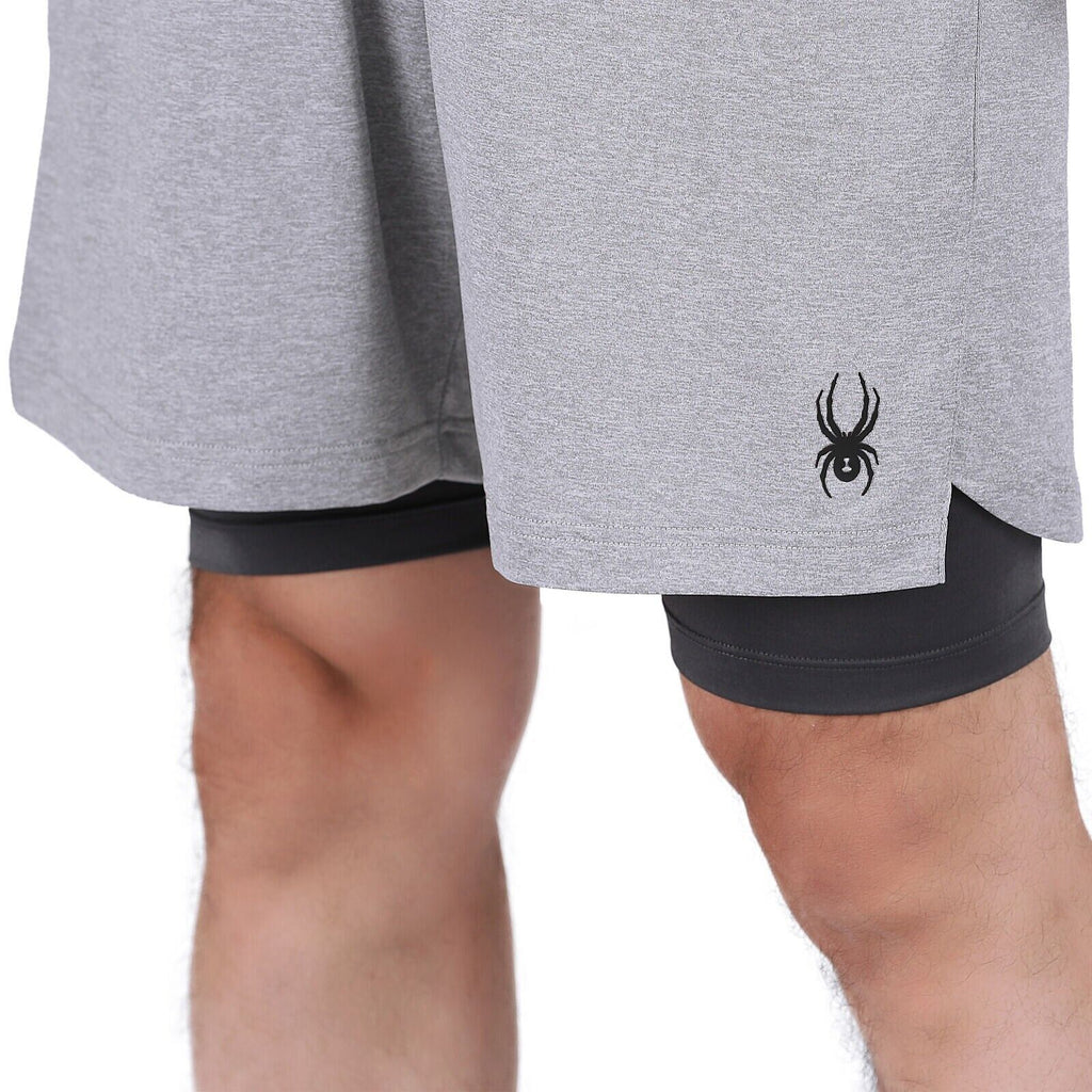 Active Men’S Tech Knit Short - Gray - Small - Free Shipping