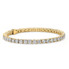 Cate & Chloe Olivia 18K Yellow Gold Plated Tennis Bracelet with Crystals | Women'S Bracelet with CZ Crystals, Gift for Her